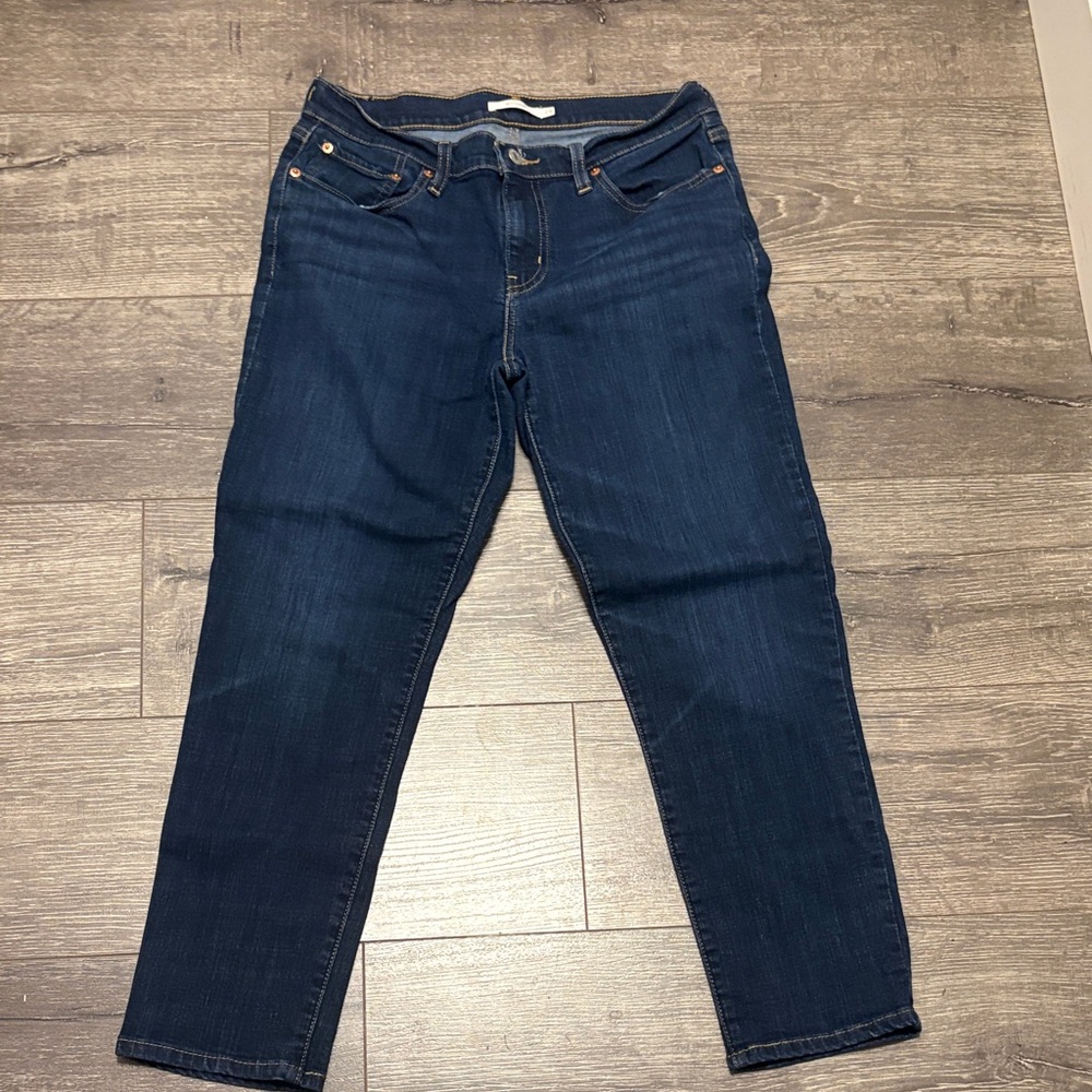 Levi's Women's Deep Indigo Boyfriend Jeans